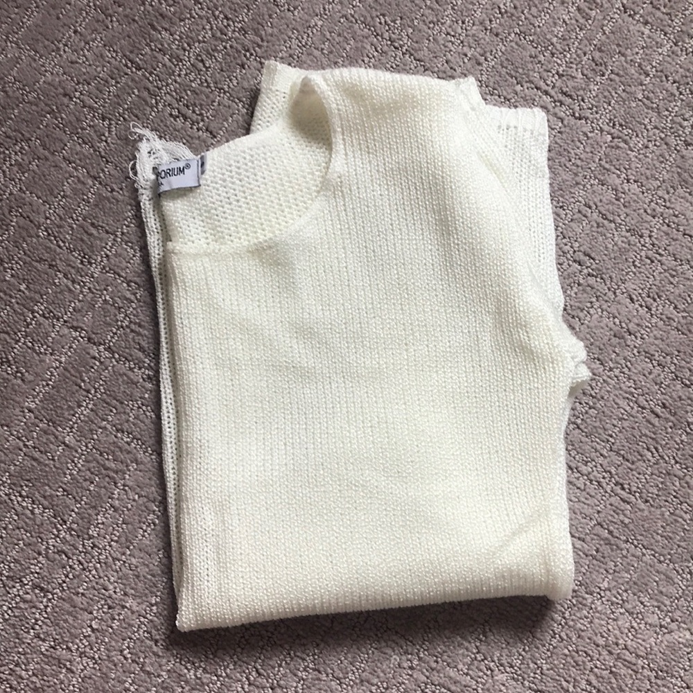 Distressed sweater